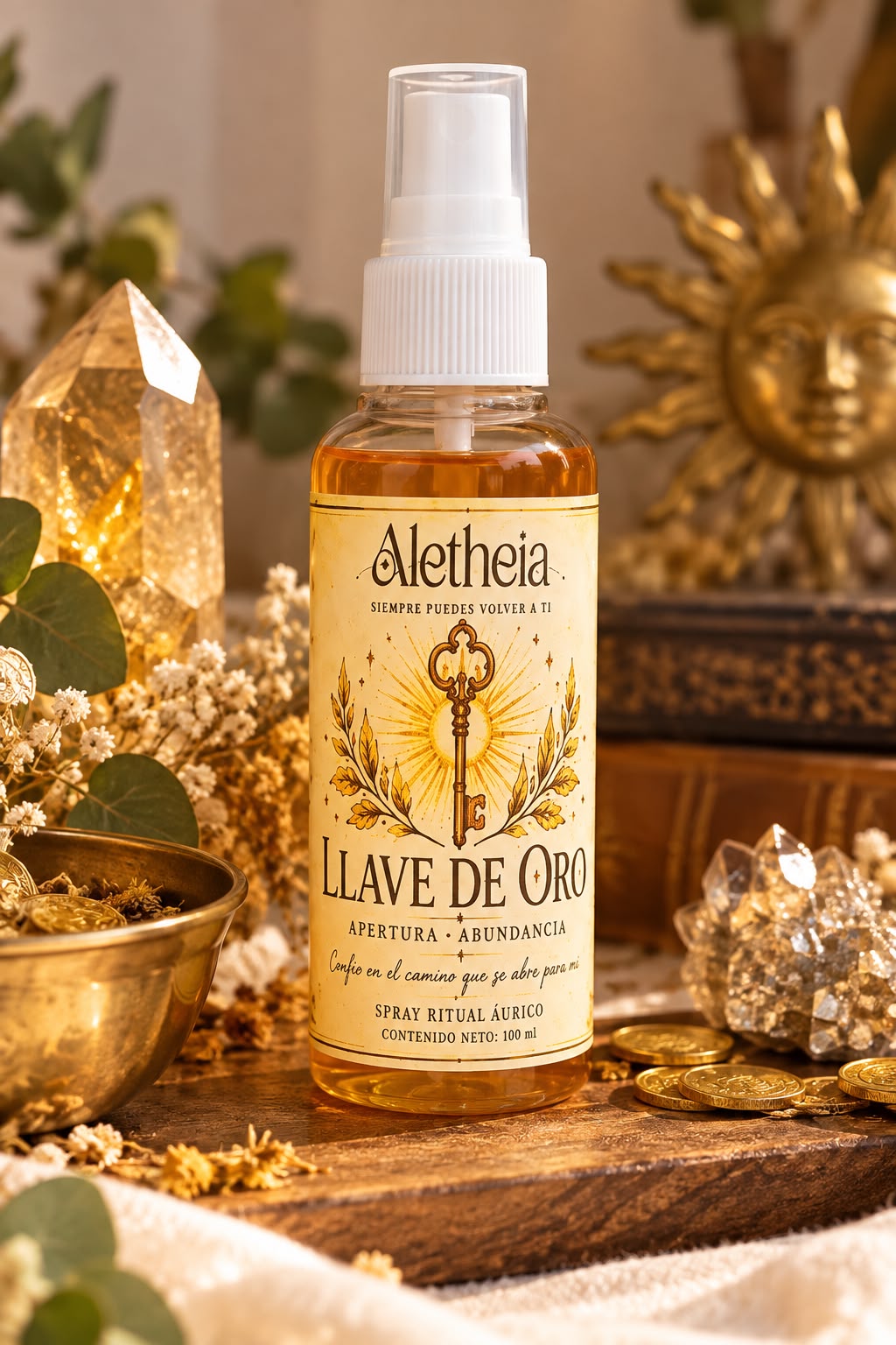 Spray Aúrico-Llave de Oro